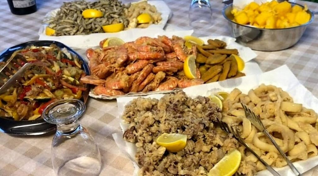 Antica Sagra del Carmine a Sorio di Gambellara: specialità frittura di pesce