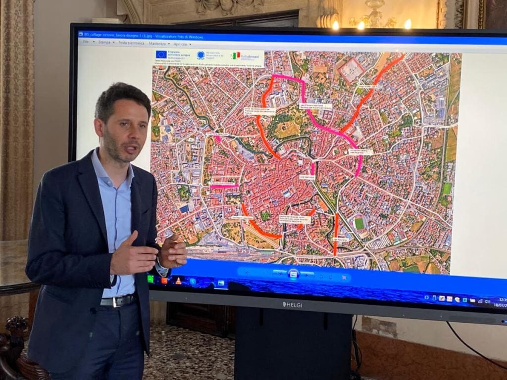Vicenza sempre più bike friendly: sei km di corsie ciclabili con 340 mila euro di fondi Pnrr