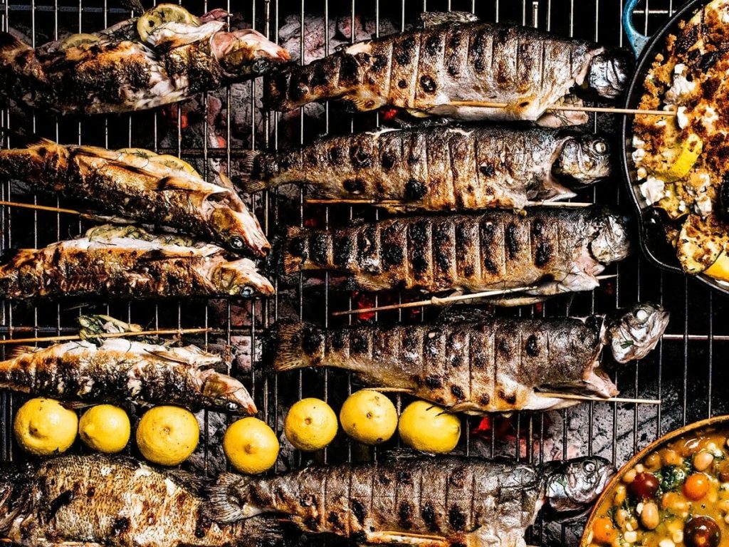 Sagra di Sant'Andrea a Vicenza: specialità trota e canederli