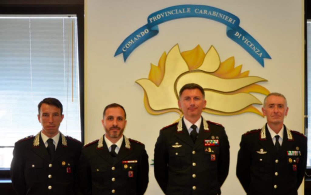 Carabinieri, nuovi arrivi alle compagnie di Valdagno, Bassano del Grappa e Thiene