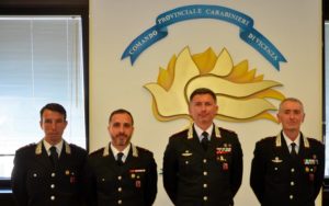 Carabinieri, nuovi arrivi alle compagnie di Valdagno, Bassano del Grappa e Thiene