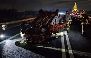 Frontale sulla tangenziale, un ferito