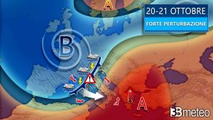 L’autunno mostra i muscoli: in vista un’ondata di maltempo sull’Italia con nubifragi, forti venti e mareggiate