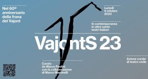 Vajont: a 60 anni dal disastro, orazione civile al Teatro Astra