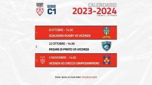 Serie C1 Rangers Rugby Vicenza: inizia da Verona il campionato del Secondo XV biancorosso