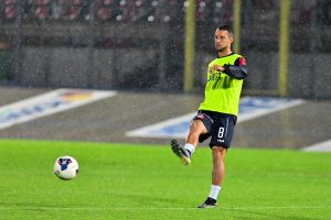 Fiorenzuola-LR Vicenza: al termine del primo tempo la squadra biancorossa è sotto