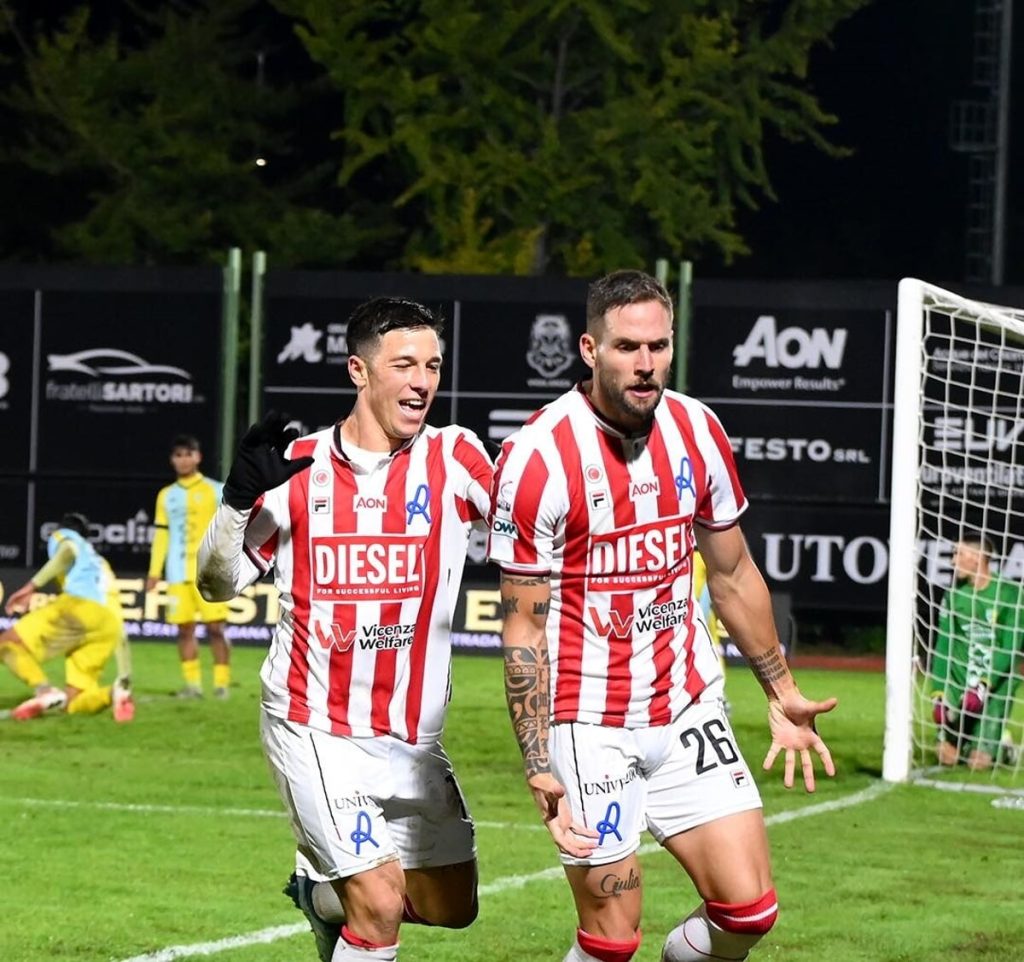 Arzignano Valchiampo-LR Vicenza 0-1: De Col nel recupero riporta alla vittoria i biancorossi