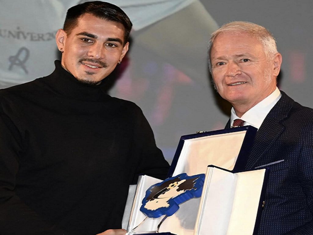 Galà del calcio triveneto: premiato anche il calciatore del Vicenza Franco Ferrari