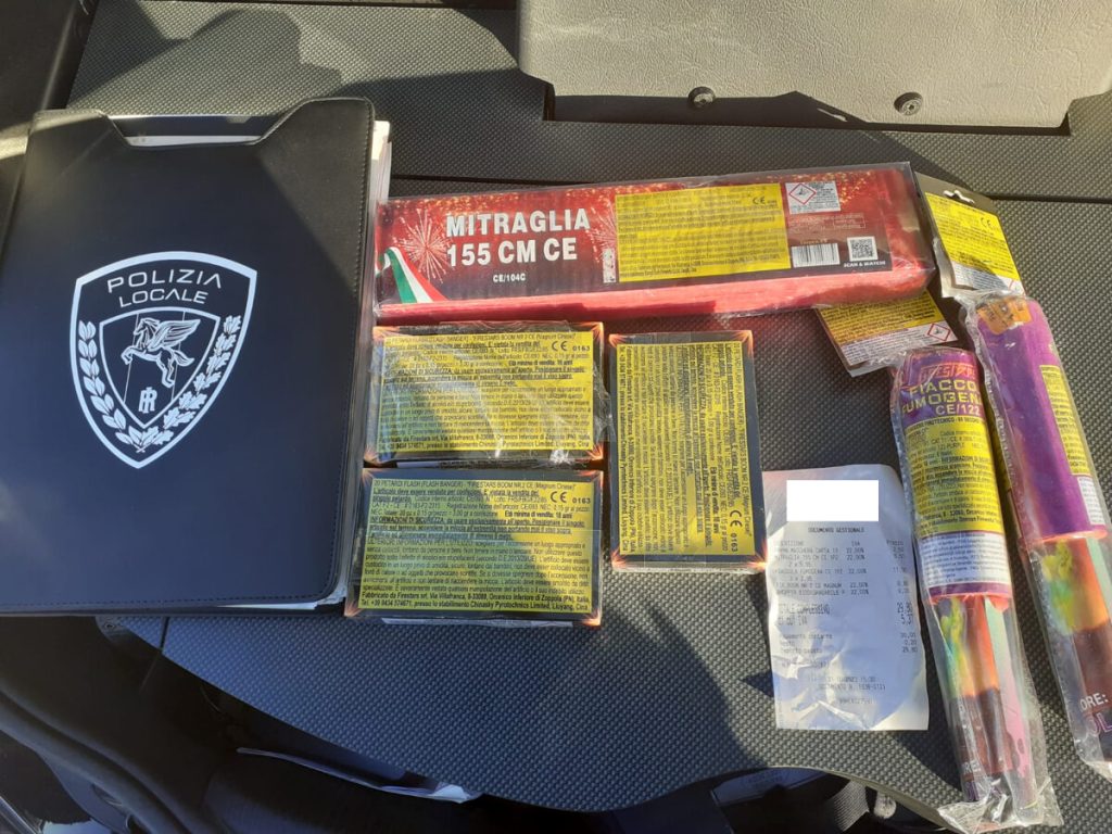 Vendita petardi a minorenni, sgombero di un campo nomadi e gara di auto per le vie del centro