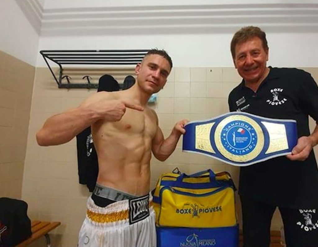 Luca Rigoldi: il campione di pugilato incontra l'assessore allo sport Leone Zilio