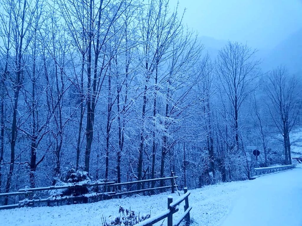 30 novembre: prima neve sulle montagne vicentine