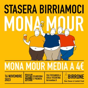 Stasera birriamoci, monamour