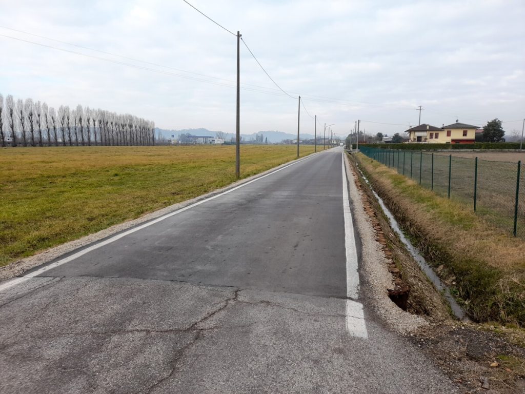 Strada Caperse, terminati i lavori alla rete di acque bianche