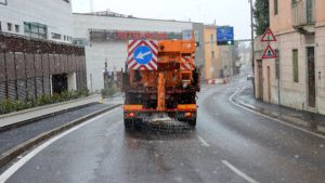 Possibile precipitazione piovosa mista a neve nella notte, Amcps pronta ad intervenire