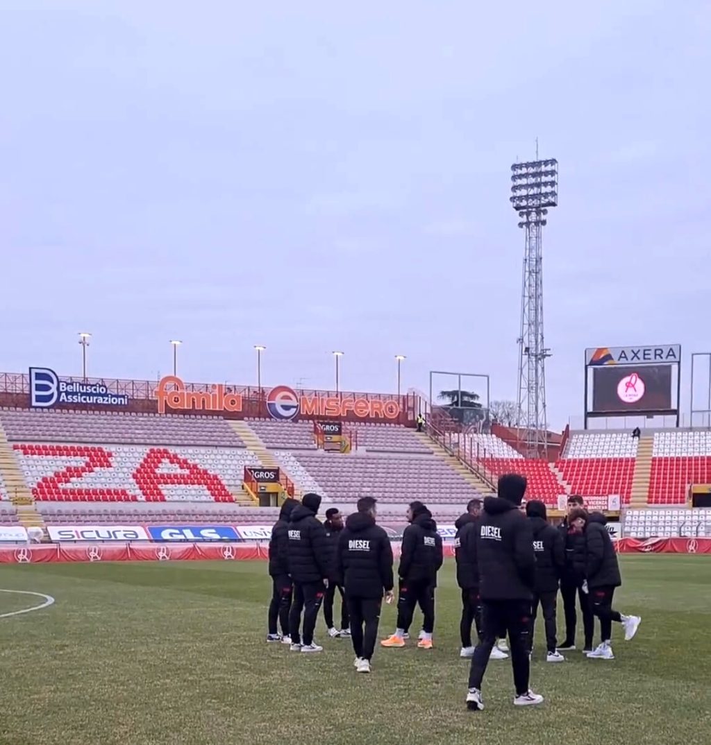 LR Vicenza-Mantova: le formazioni ufficiali; prime immagini