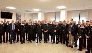 Carabinieri, il generale De Liso in visita al comando provinciale