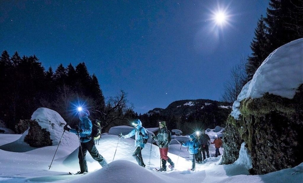 Graspolando al chiar di luna a Tonezza
