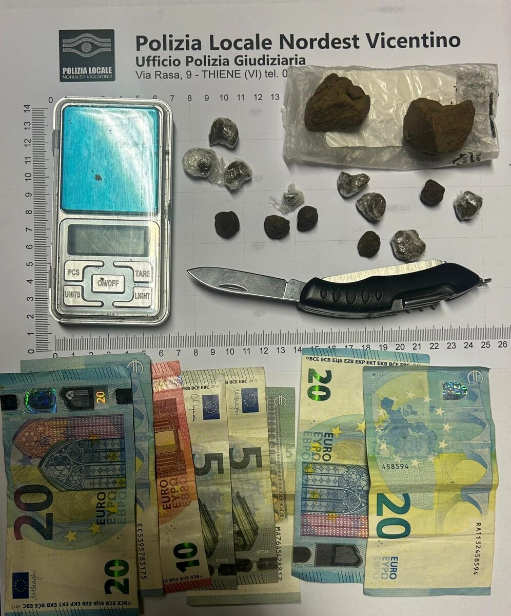 Studenti pusher: blitz al park “Nova Thiene”, denunciati due minori