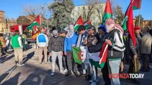 No a VicenzaOro “a chi ha le mani grondanti di sangue”, Palestina libera: la mobilitazione