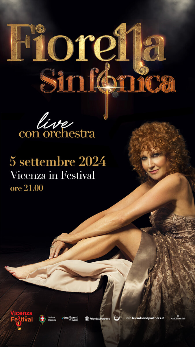 Fiorella Sinfonica – Live con orchestra” in piazza dei Signori il 5 settembre
