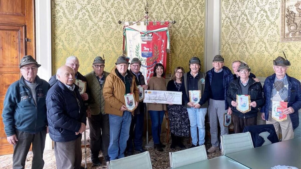 Il cuore grande degli Alpini vicentini: 3.200 euro per il territorio di Bagnacavallo