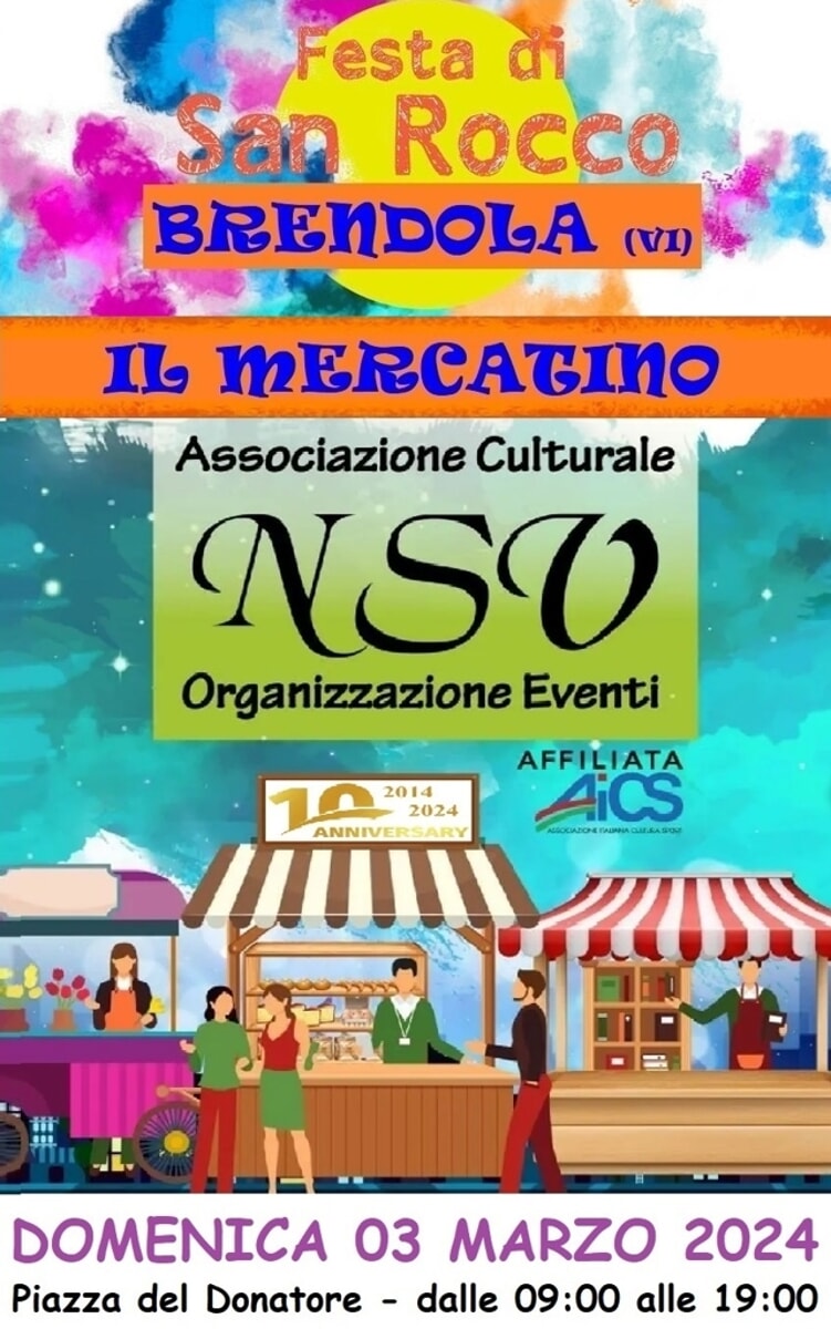 Mercatino della Festa di San Rocco a Brendola