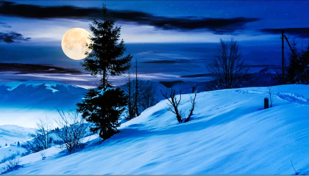 Arriva la Luna Piena della Neve, riti e tradizioni