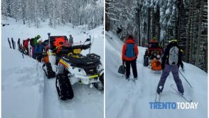 Freerider travolto da una valanga, soccorso un 18enne vicentino