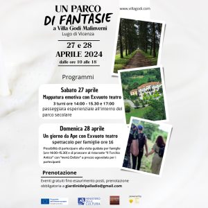 “Un parco di fantasie” a villa Godi Malinverni