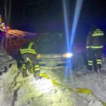Auto in panne sulla neve: soccorsi nella notte cinque giovani