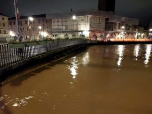 Maltempo, notte di paura per il Bacchiglione