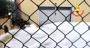 Violenta grandinata, 15 interventi dei pompieri