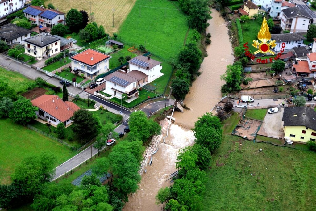 Maltempo in Veneto 2500 le chiamate al 115