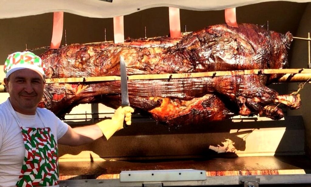Festa del toro allo spiedo a San Tomio di Malo