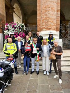 I “Caschi Rossi” contro la violenza di genere fanno tappa a Vicenza