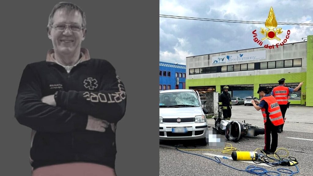 Muore in moto a 65 anni nello schianto con un'auto, la vittima era un volontario nelle ambulanze