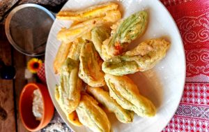 Sagra di Fimon, specialità con fiori di zucca