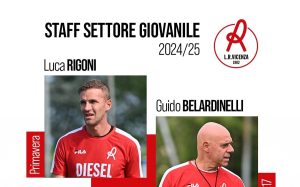LR Vicenza: definiti i quadri tecnici del settore giovanile