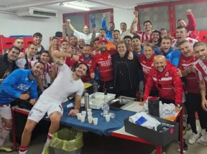 LR Vicenza: Renzo Rosso ha festeggiato con la squadra