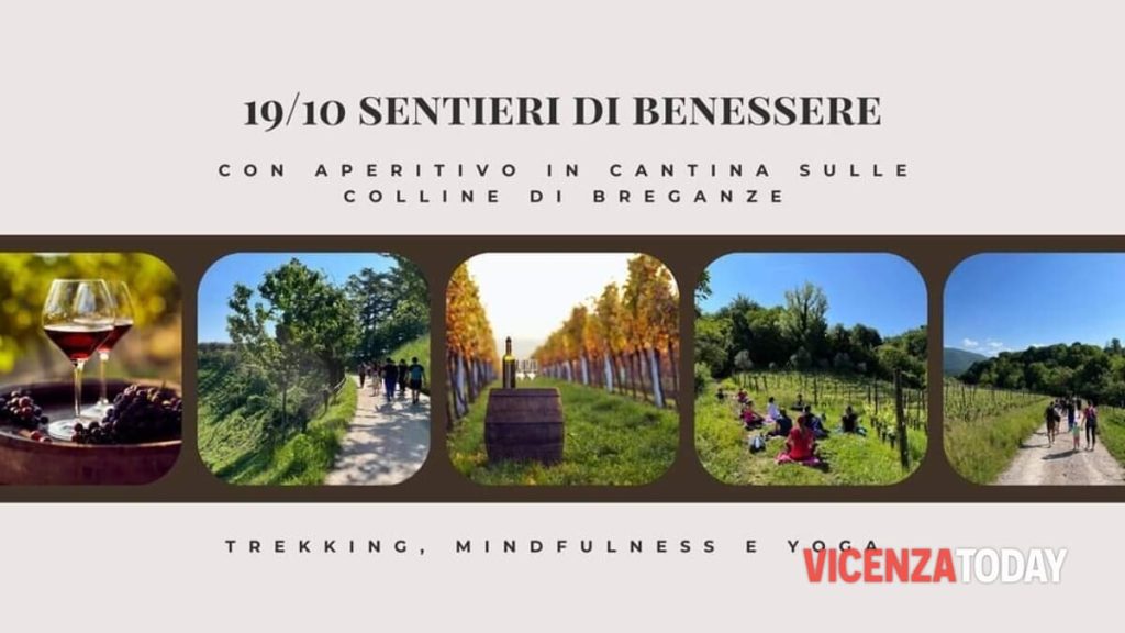 Sentieri di Benessere con aperitivo in Cantina sulle colline di Breganze