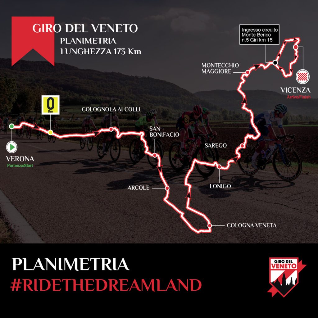 Mercoledì 16 ottobre il Giro del Veneto arriva a Vicenza, per una grande giornata di sport