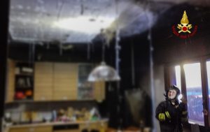 Fiamme in abitazione, l'allarme in provincia