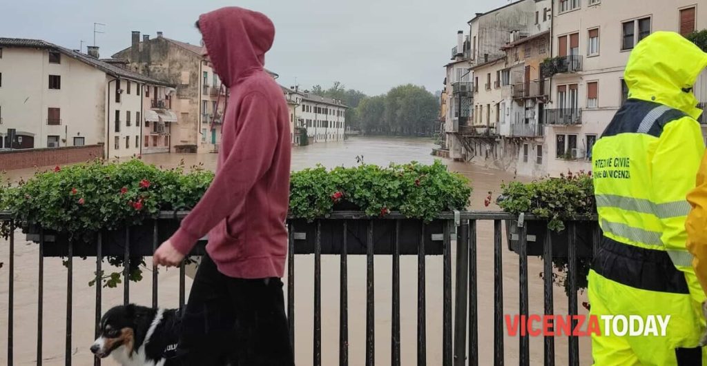 Bacchiglione sopra al livello di guardia, fiumi del Vicentino sorvegliati speciali