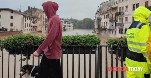 Bacchiglione sopra al livello di guardia, fiumi del Vicentino sorvegliati speciali