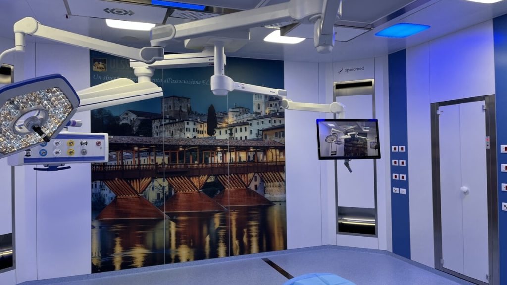 Sala operatoria domotica e multimediale: San Bassiano all'avanguardia