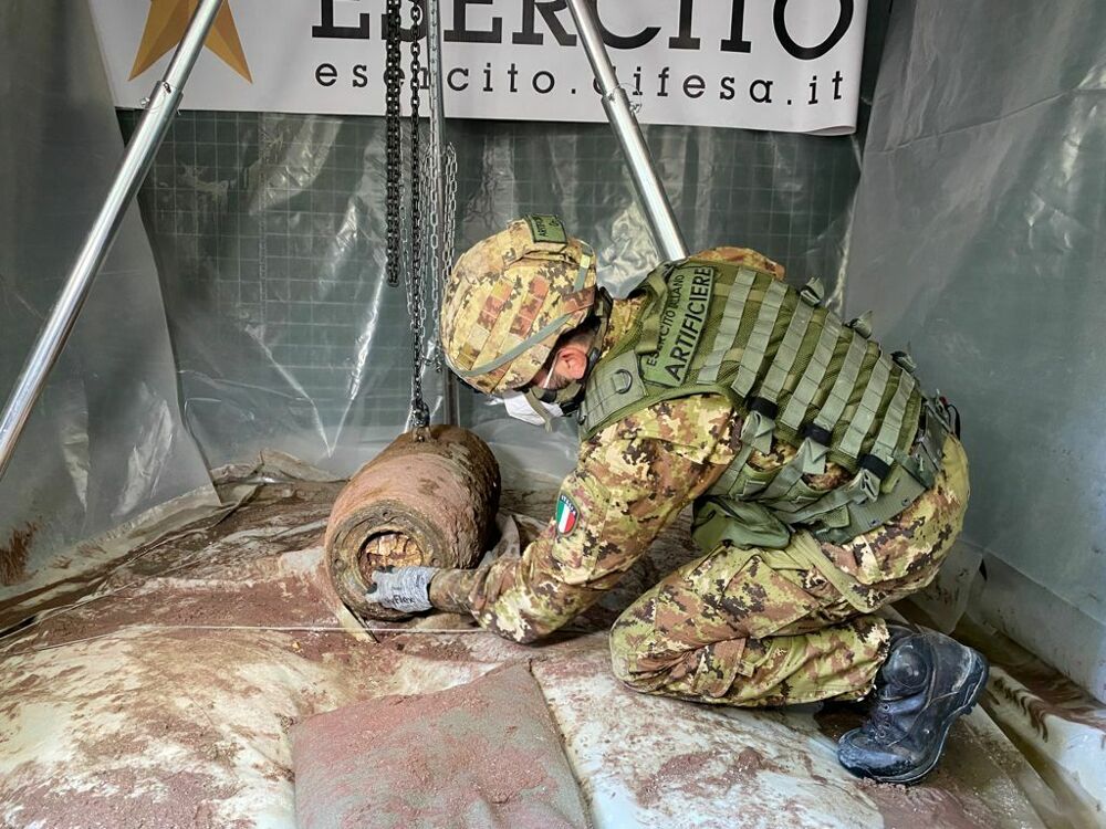 Ordigno bellico negli scavi della Tav, domenica il Bomba day