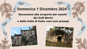 Escursione alla scoperta dei casotti dei Colli Berici e della Valle di Calto e i suoi presepi