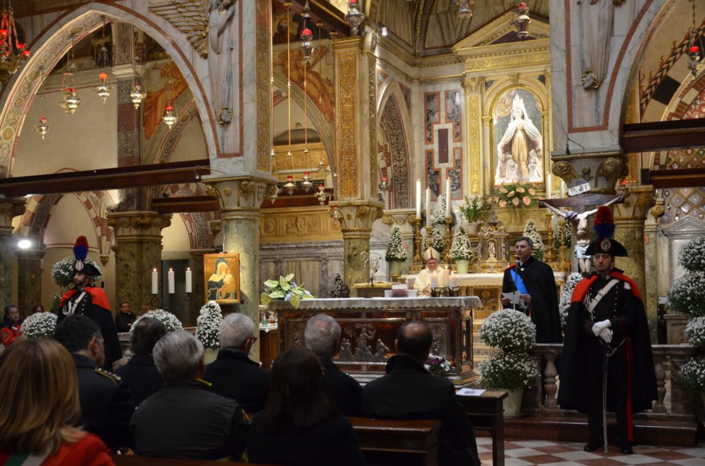Virgo Fidelis, l’Arma dei carabinieri a Monte Berico per le celebrazioni solenni