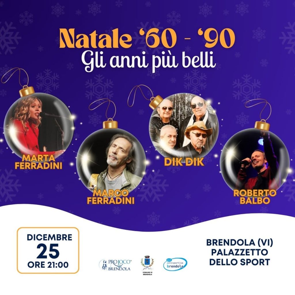 Natale ’60-’90: Gli Anni Più Belli, i Dik Dik in concerto