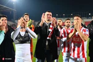 LR Vicenza: la commozione di Golemic sotto la curva